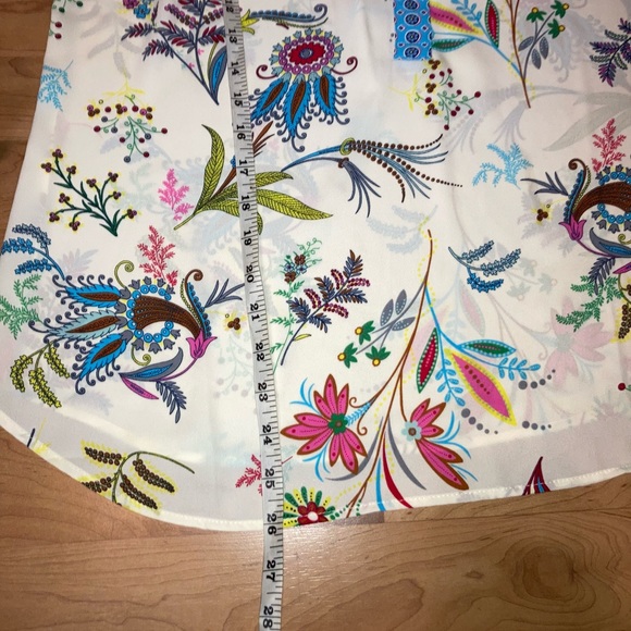 Talbots Floral Long Sleeve Blouse Large petite - Picture 12 of 12